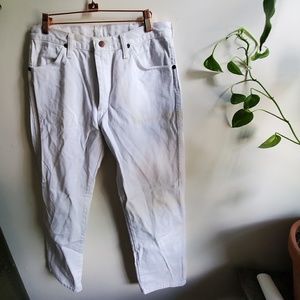 White vintage Wranglers